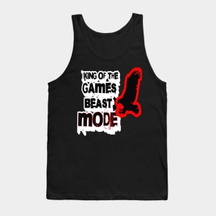 King Of Games Beast Mode, Funny Gamer Birthday Gifts Tank Top